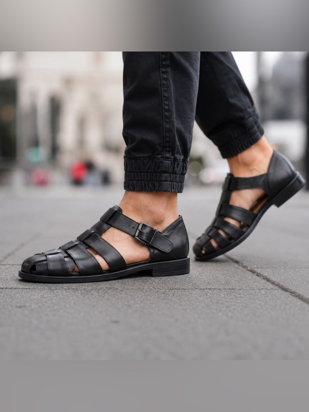 Scarpe dal Mondo - Men's Italian Leather Fisherman Sandals